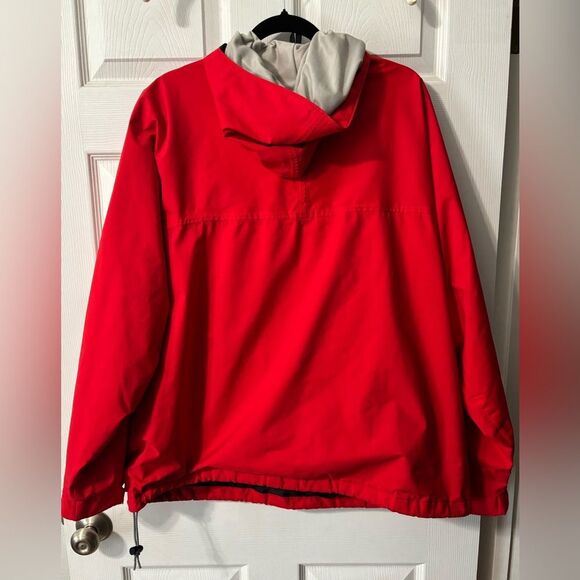 Woolrich Pullover Windbreaker Jacket Quarter Zip Made in USA XL Men’s Red READ - Picture 9 of 11
